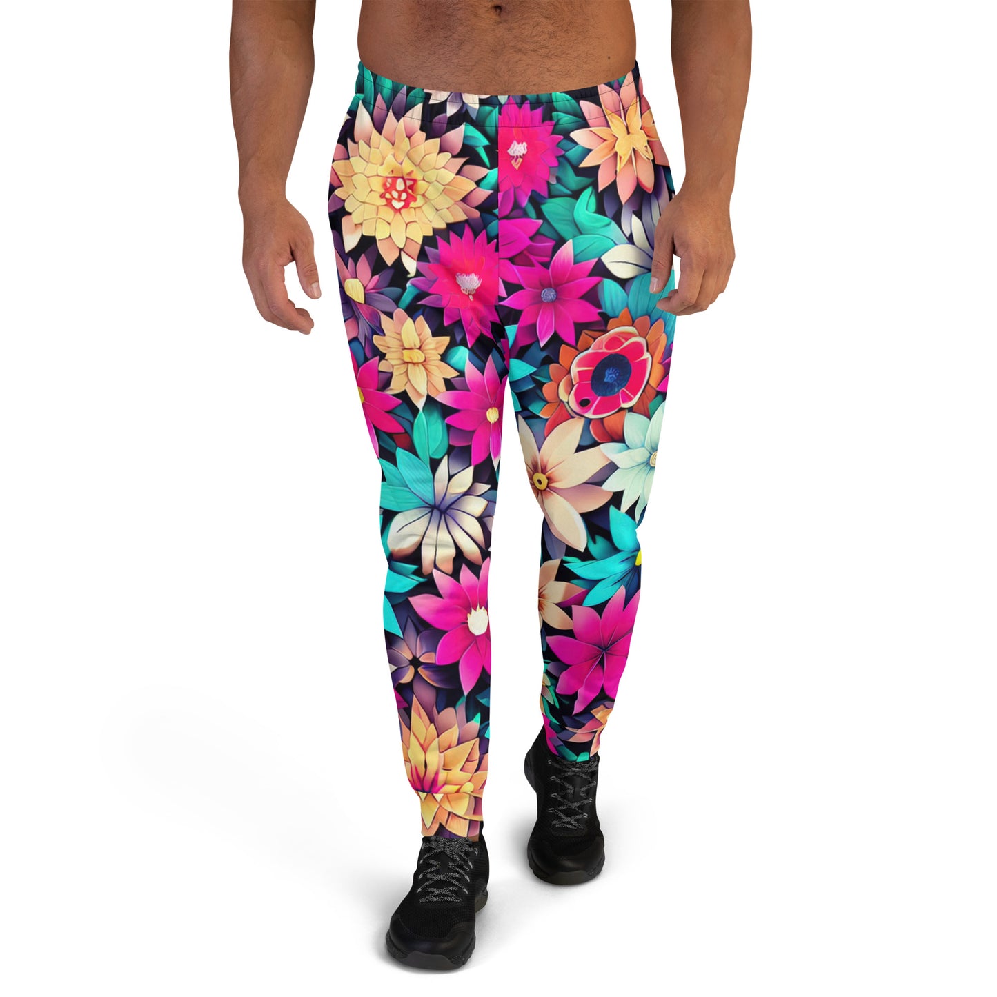 DMV 1034 Floral Men's Joggers