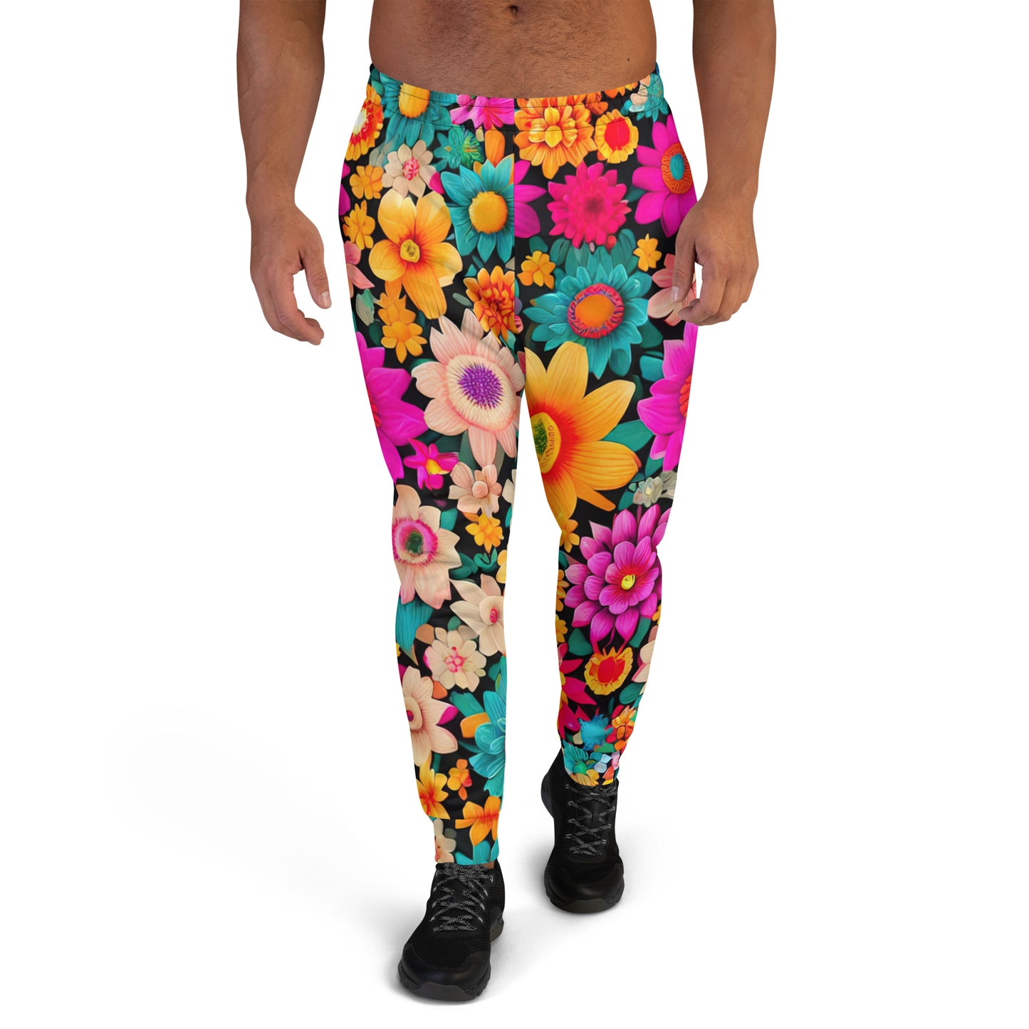 DMV 2074 Floral Men's Joggers