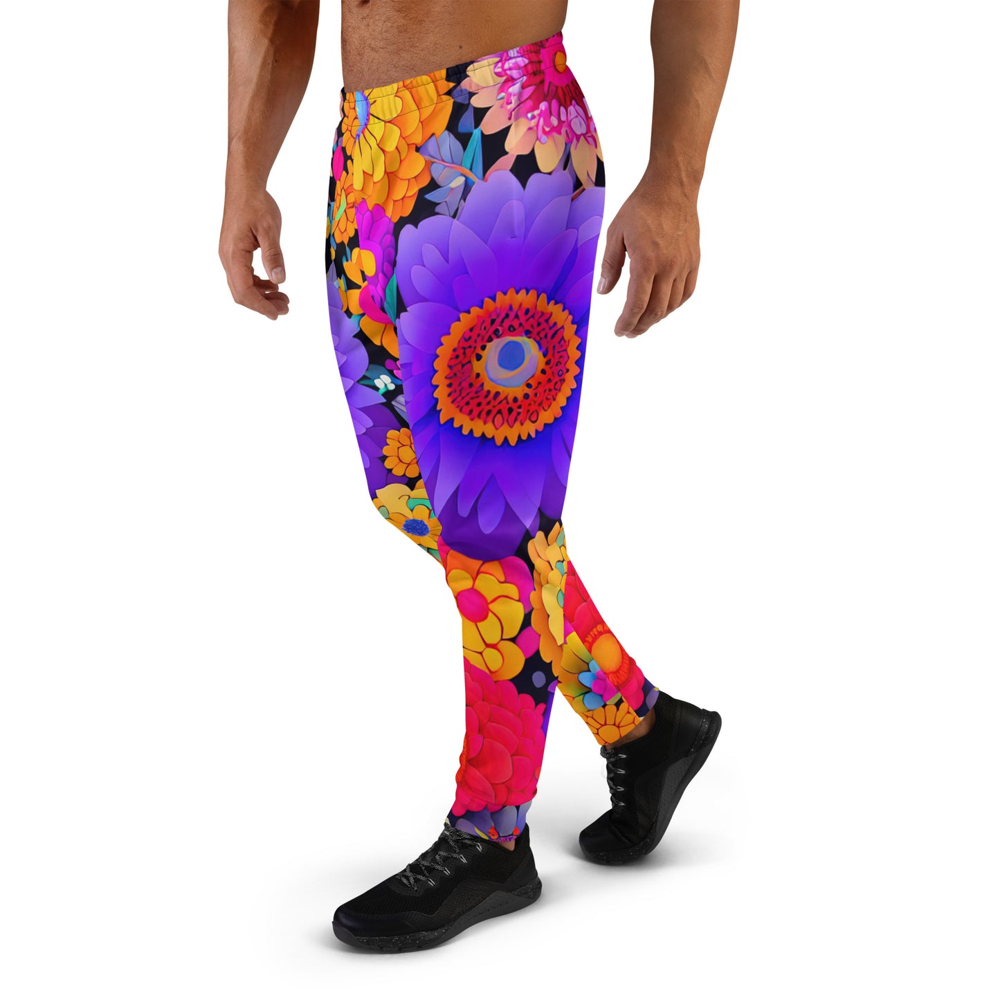 DMV 0220 Floral Men's Joggers