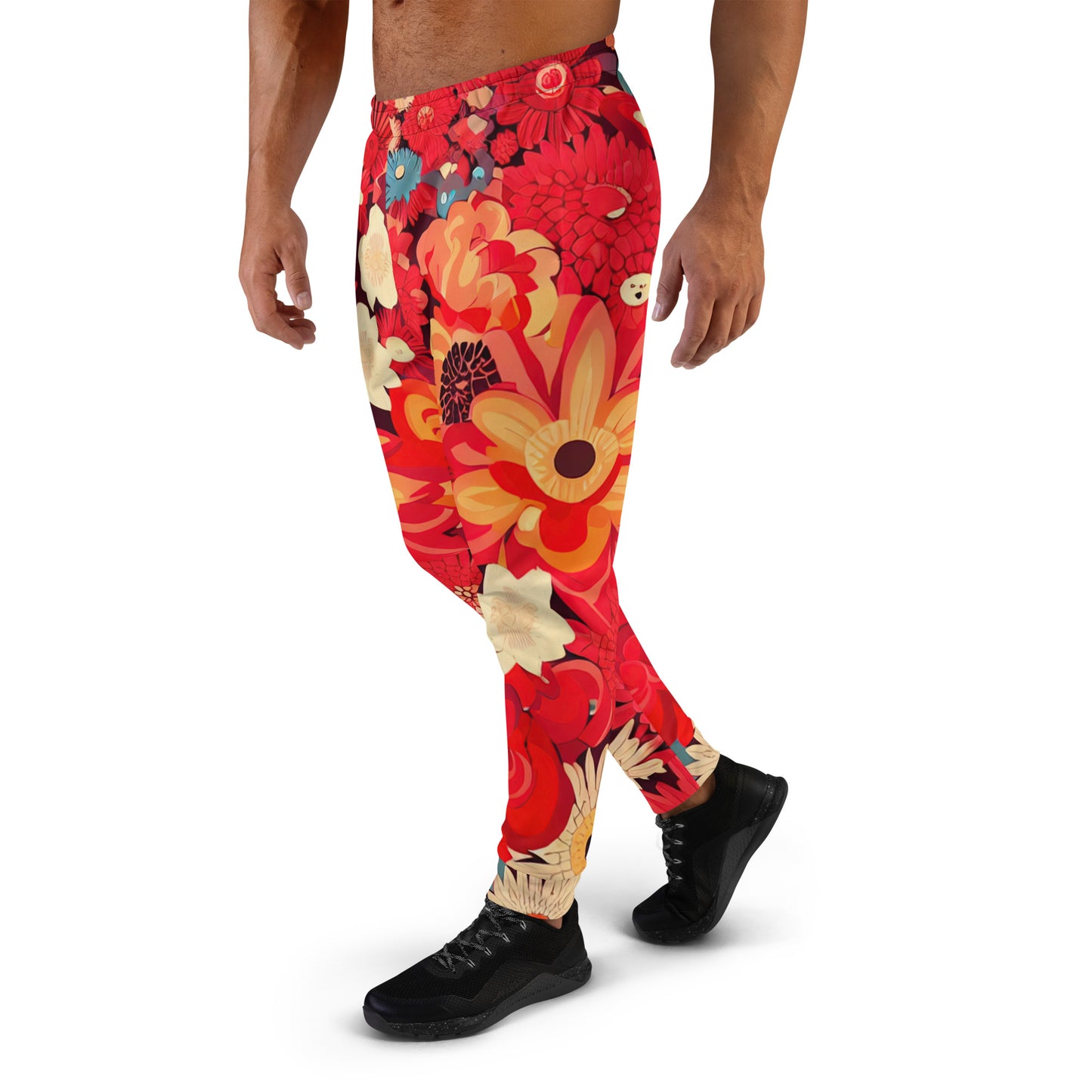 DMV 0105 Floral Men's Joggers