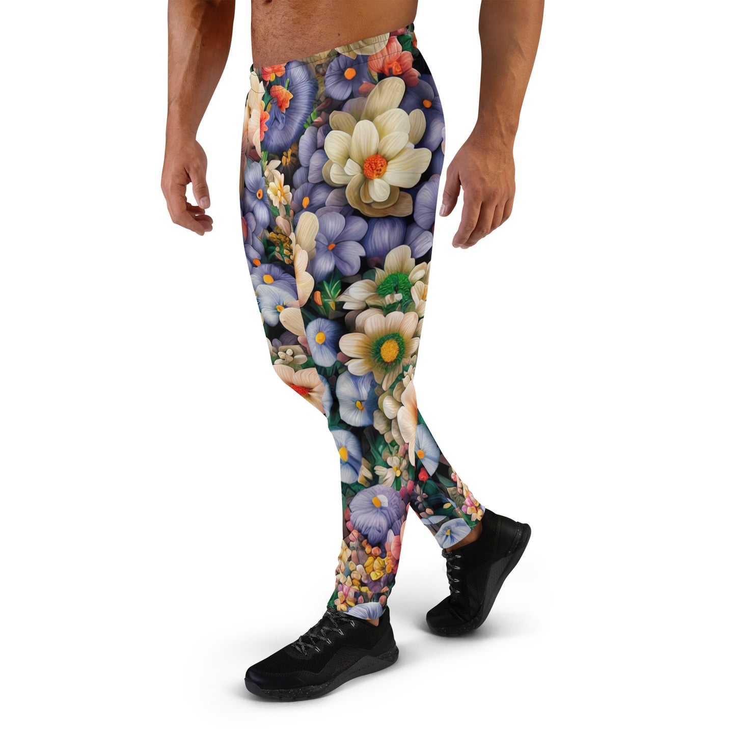 DMV 0114 Floral Men's Joggers