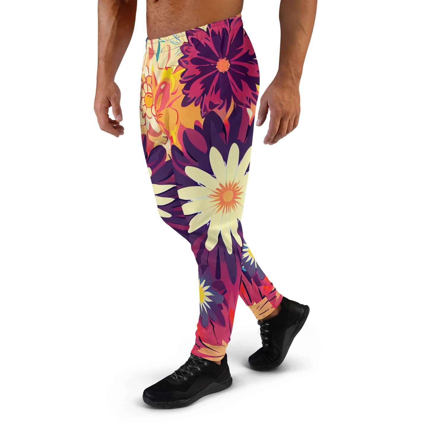 DMV 0097 Floral Men's Joggers