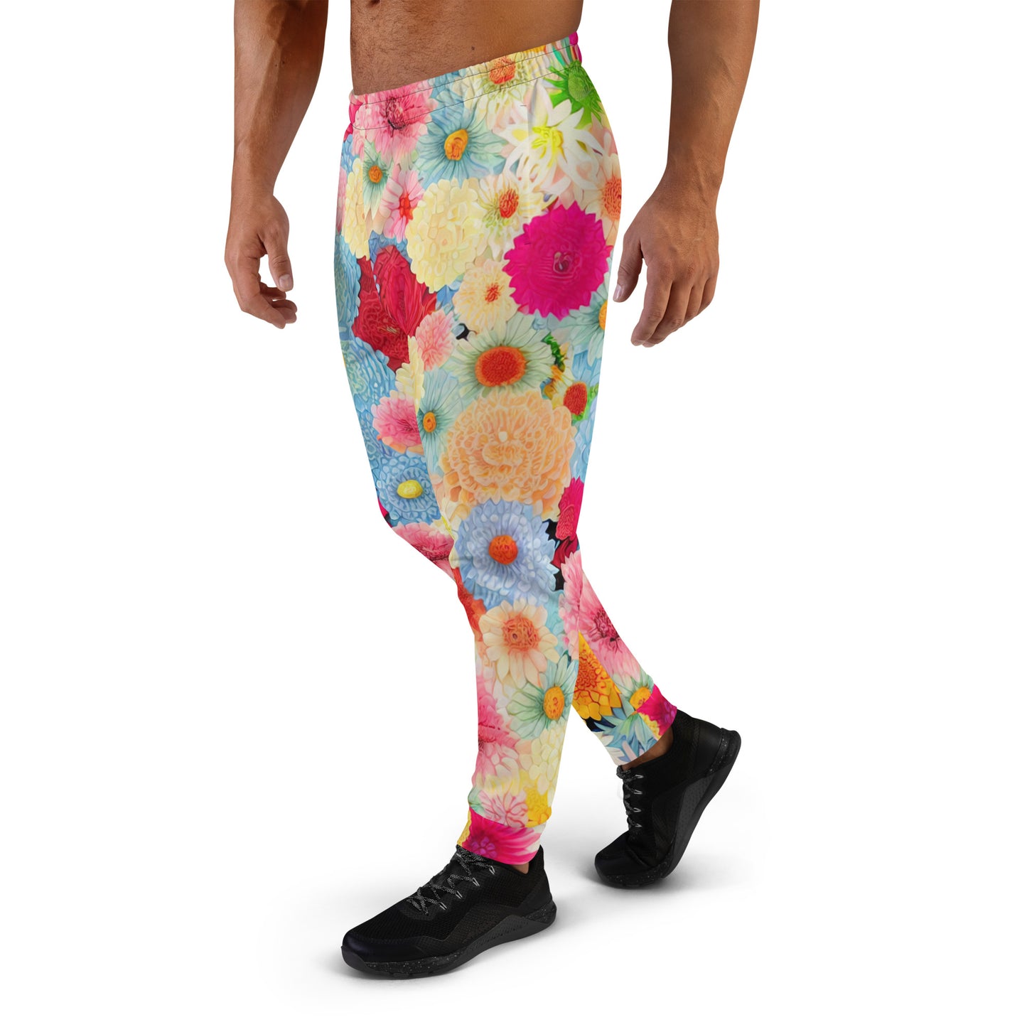 DMV 0106 Floral Men's Joggers