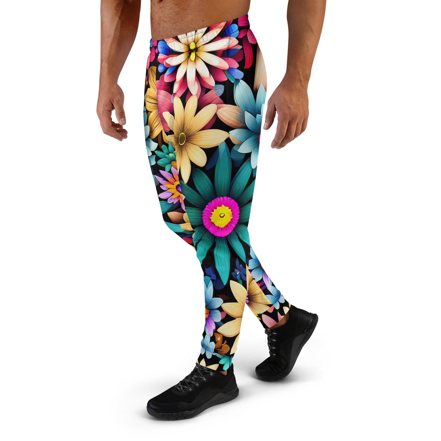 DMV 0265 Floral Men's Joggers