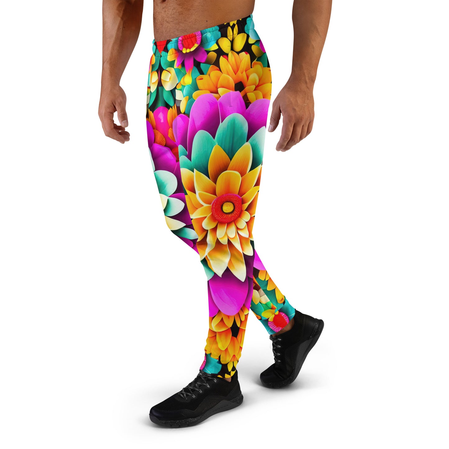 DMV 0250 Floral Men's Joggers