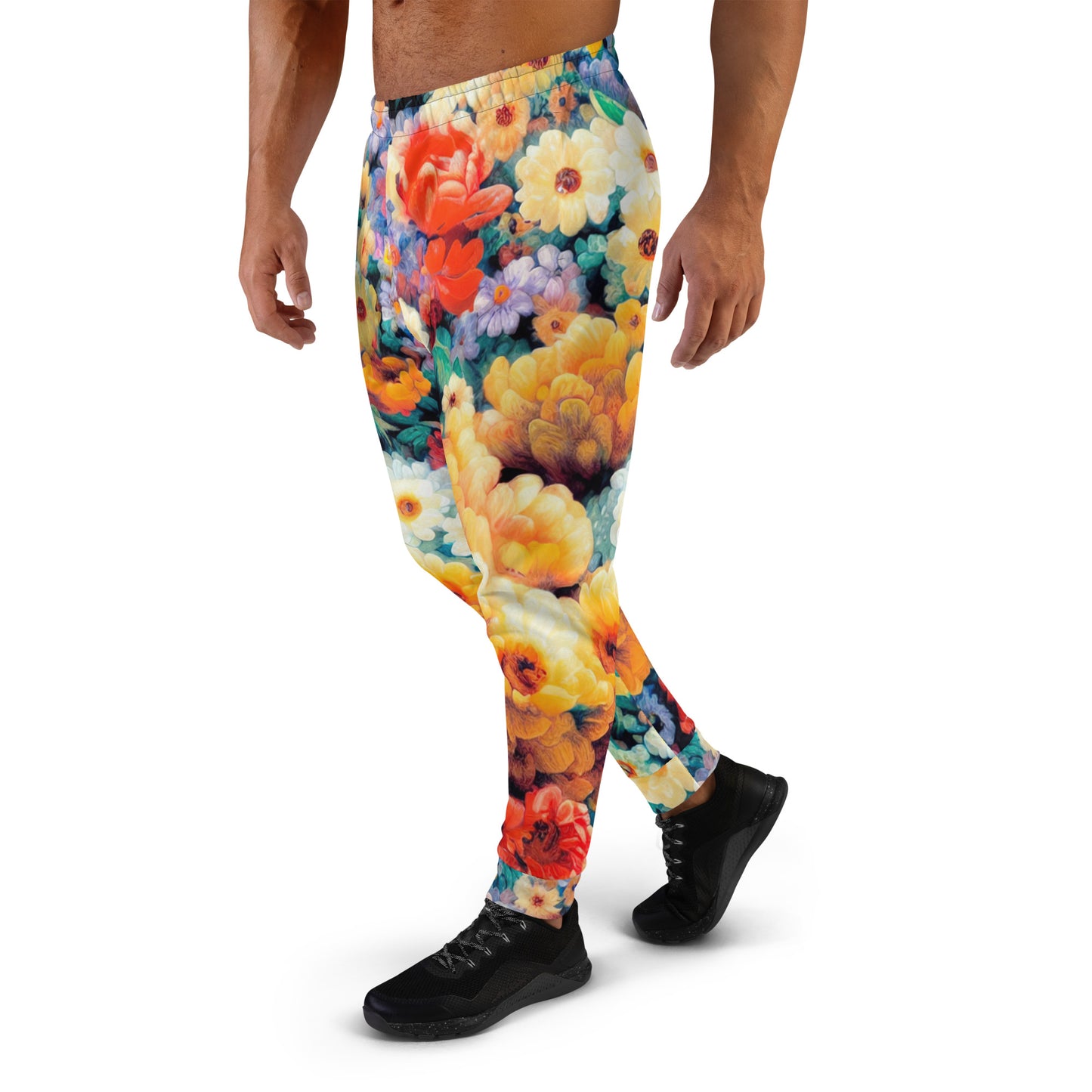 DMV 0146 Floral Men's Joggers