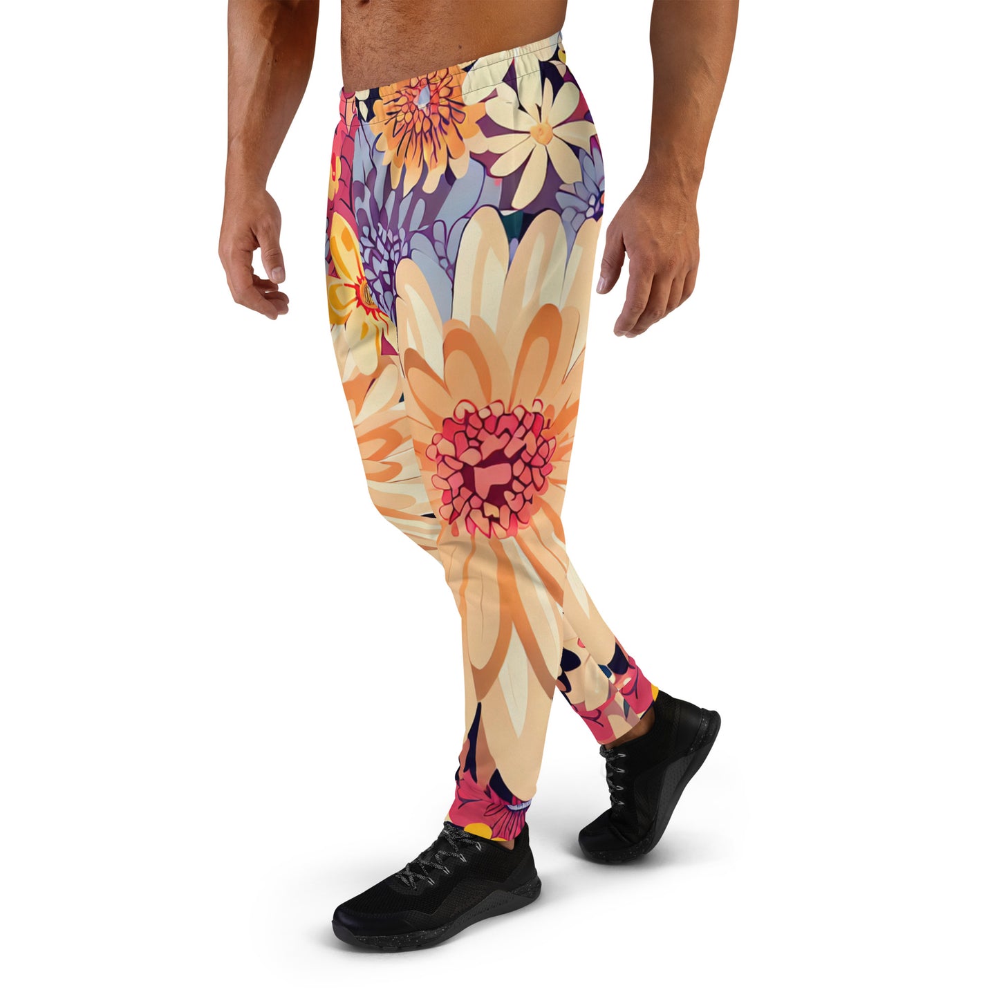 DMV 0137 Floral Men's Joggers