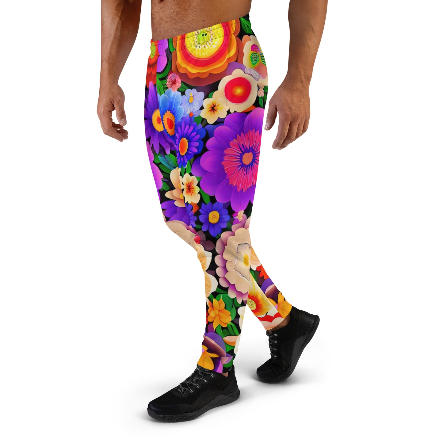 DMV 0309 Floral Men's Joggers