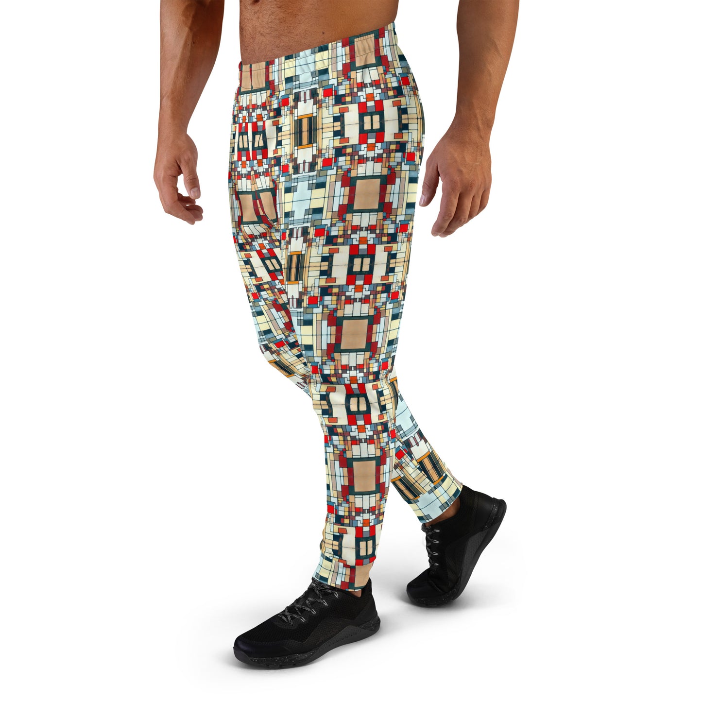 DMV 0184 Geo Boho Men's Joggers