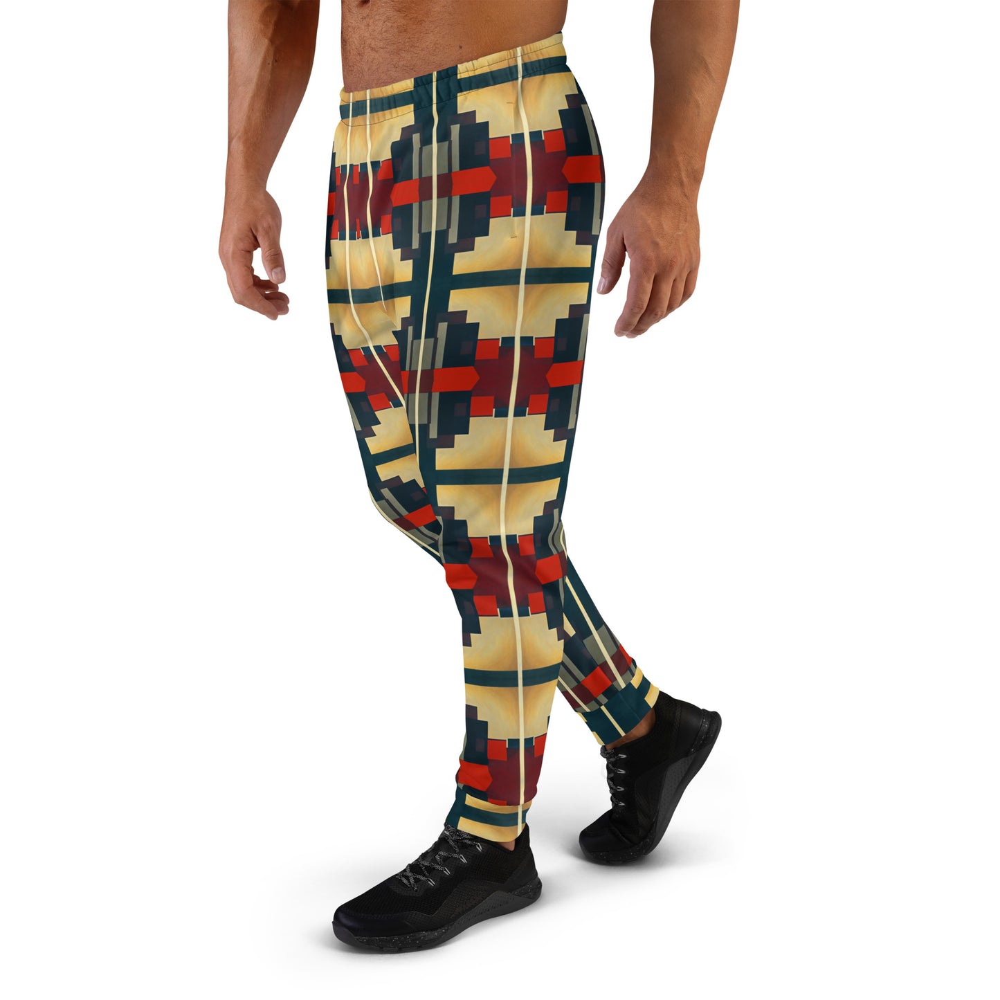 DMV 0186 Geo Boho Men's Joggers