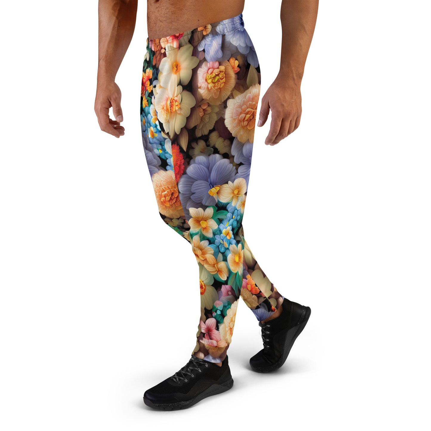 DMV 0302 Floral Men's Joggers