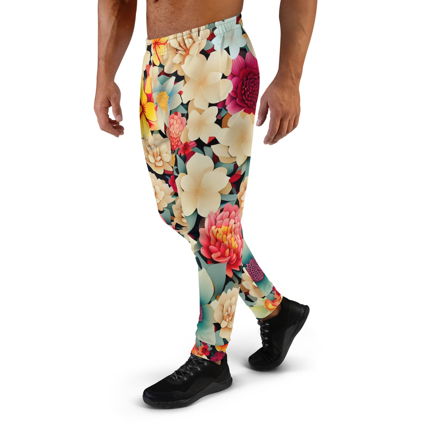 DMV 0260 Floral Men's Joggers