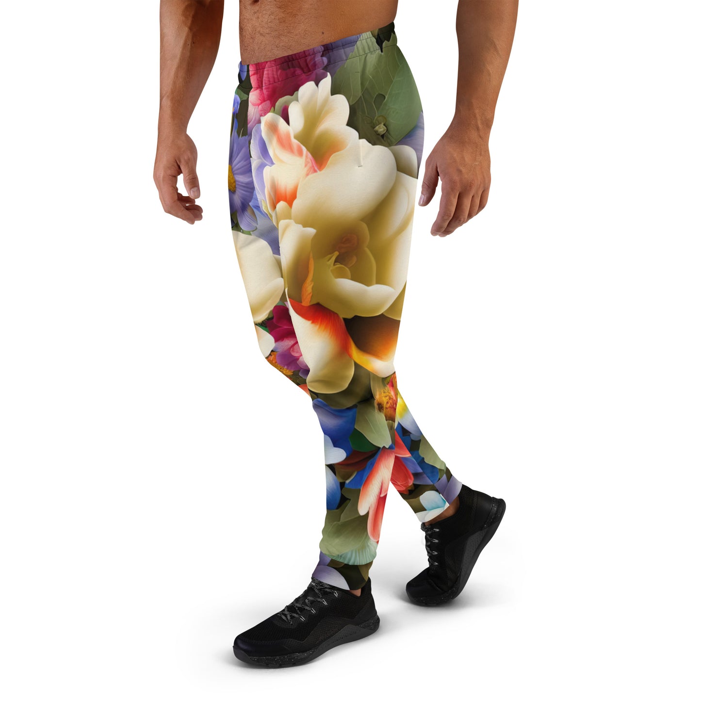 DMV 0268 Floral Men's Joggers