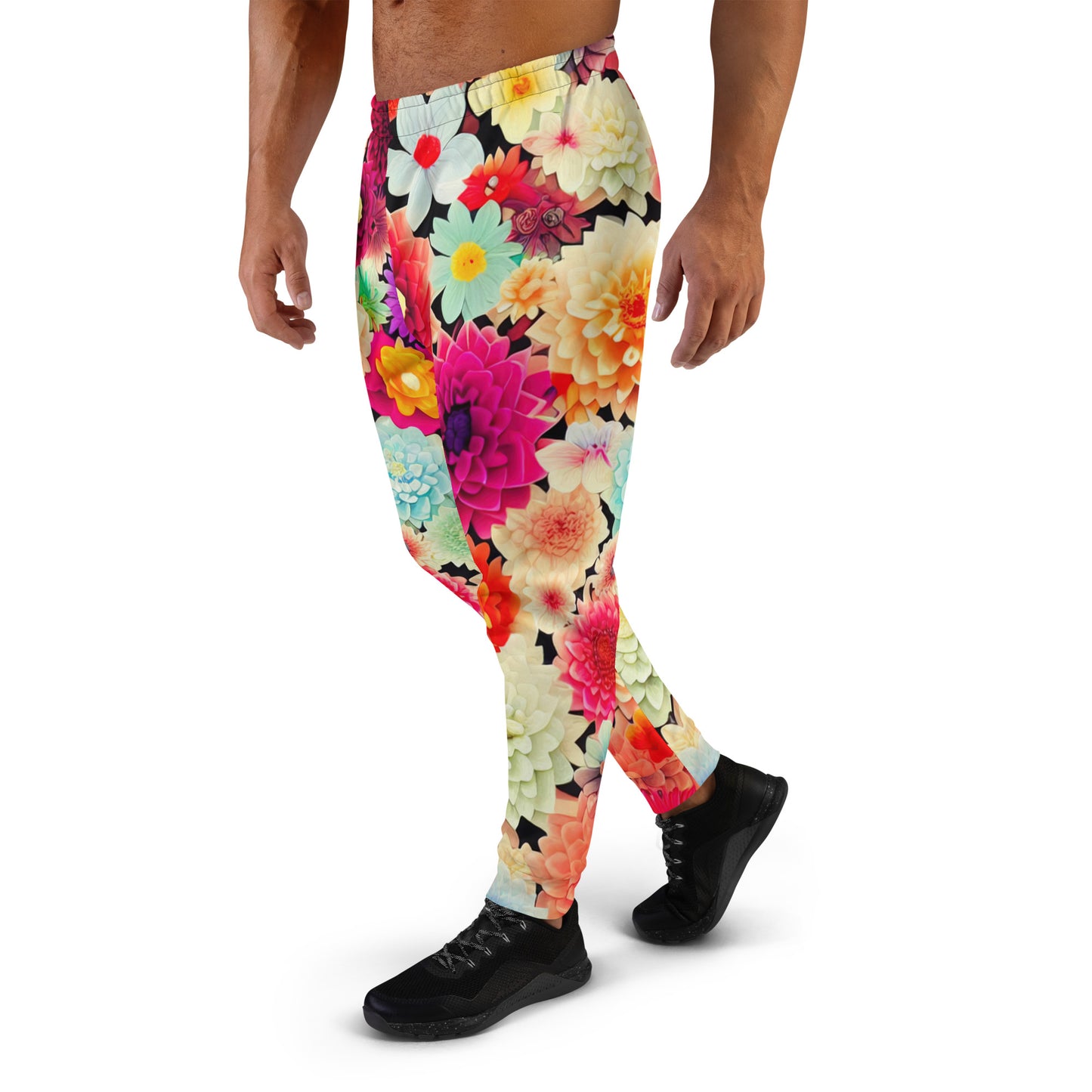 DMV 0424 Floral Men's Joggers