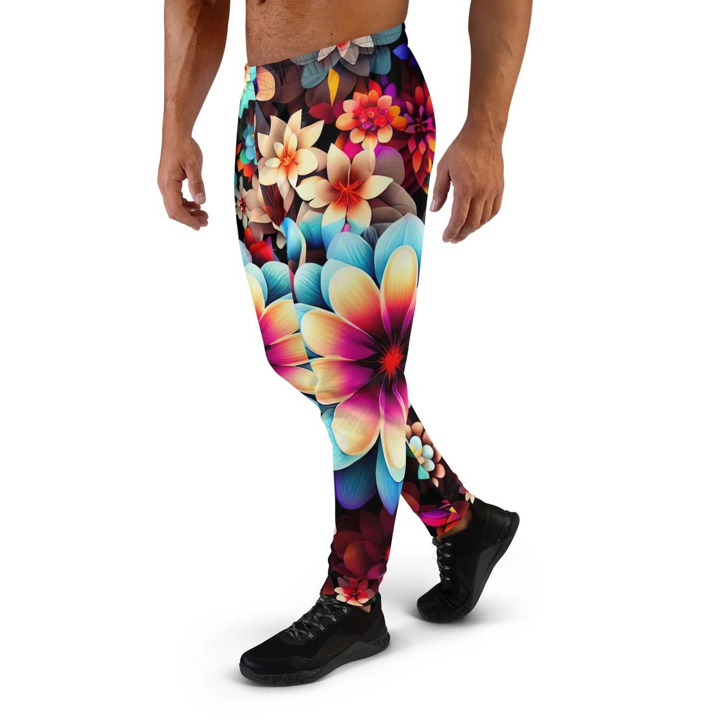 DMV 0907 Floral Men's Joggers