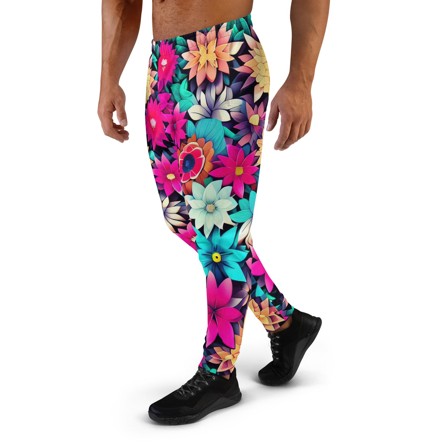 DMV 1034 Floral Men's Joggers