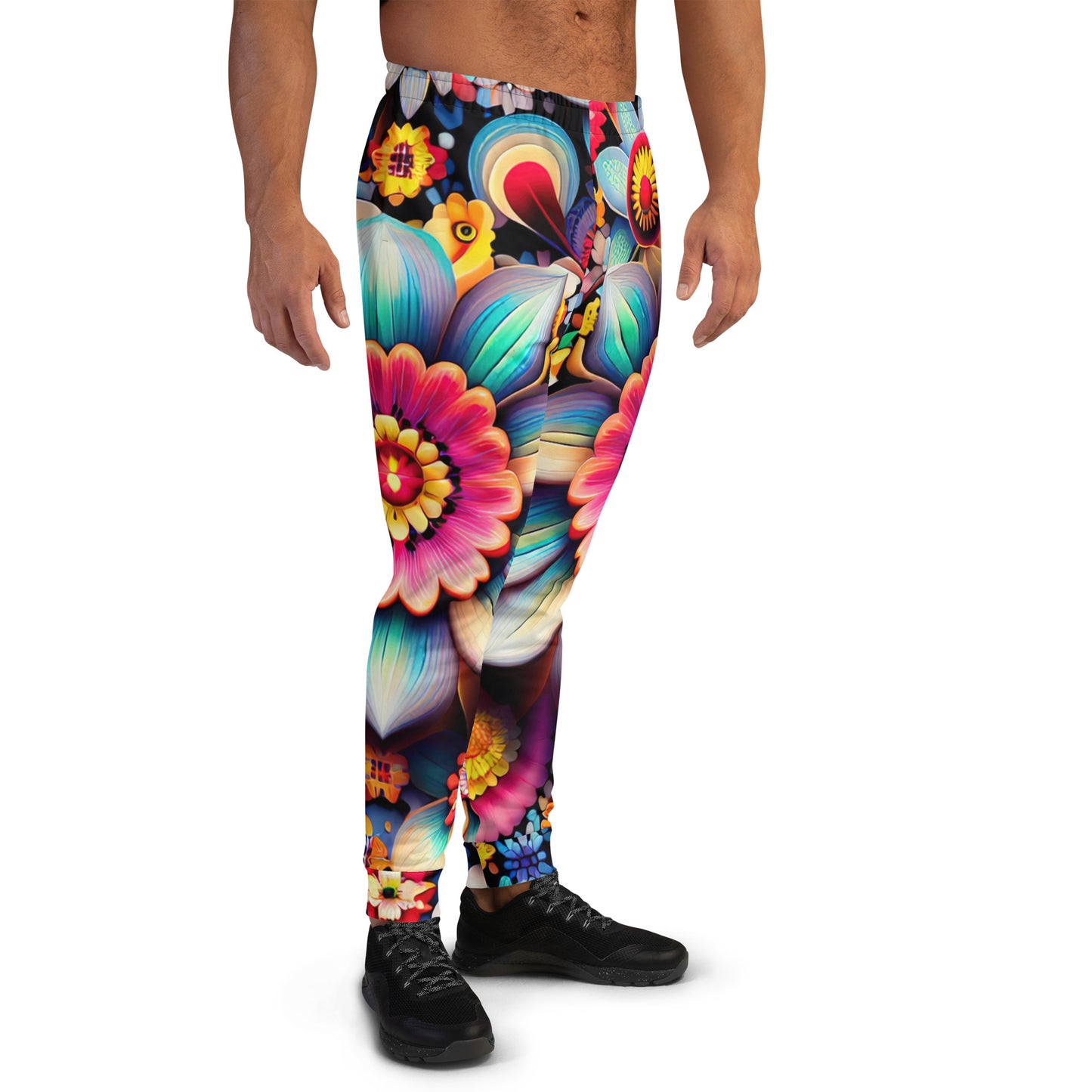 DMV 0219 Floral Men's Joggers