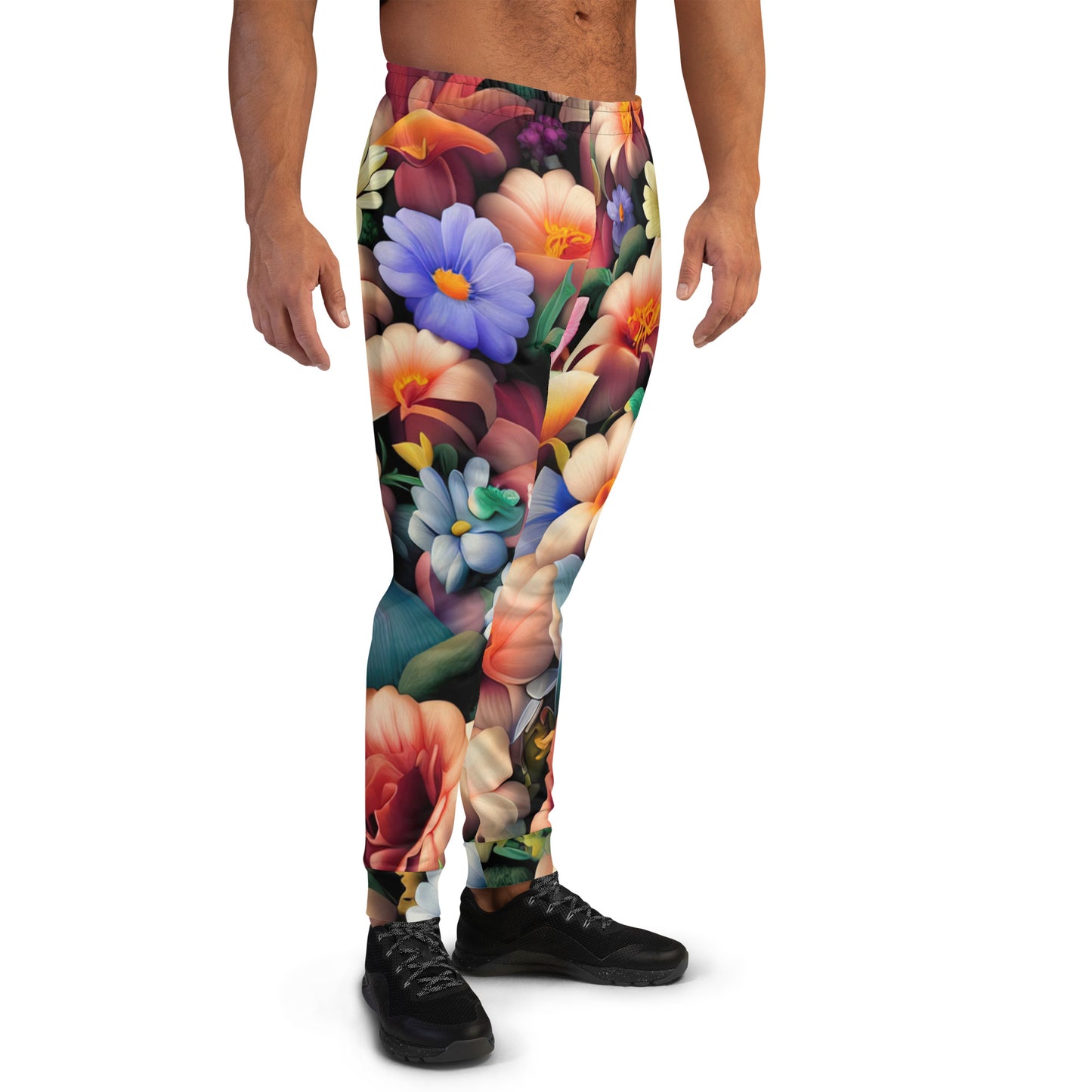 DMV 0043 Floral Men's Joggers