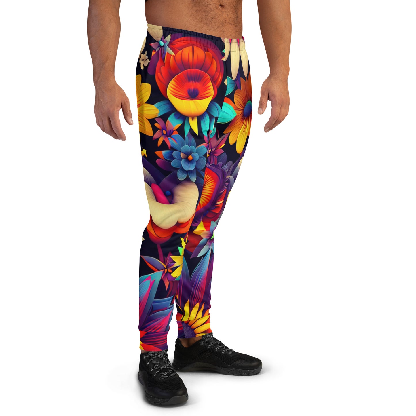 DMV 0080 Floral Men's Joggers