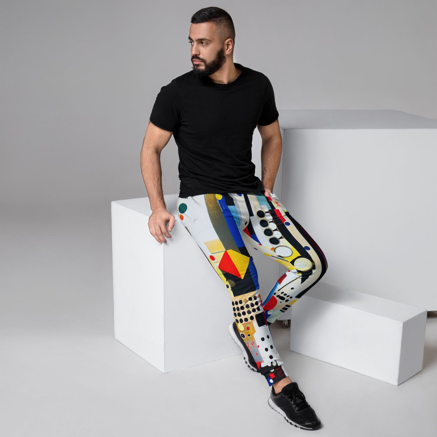 DMV 0124 Retro Art Men's Joggers