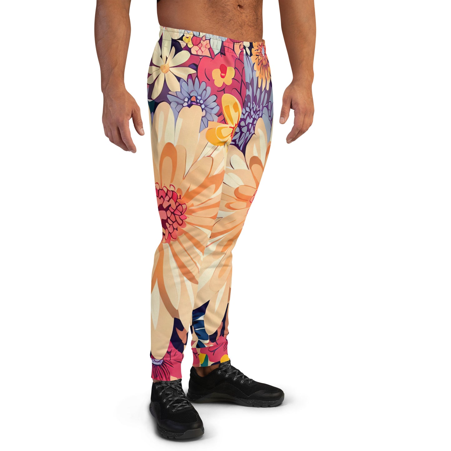 DMV 0137 Floral Men's Joggers