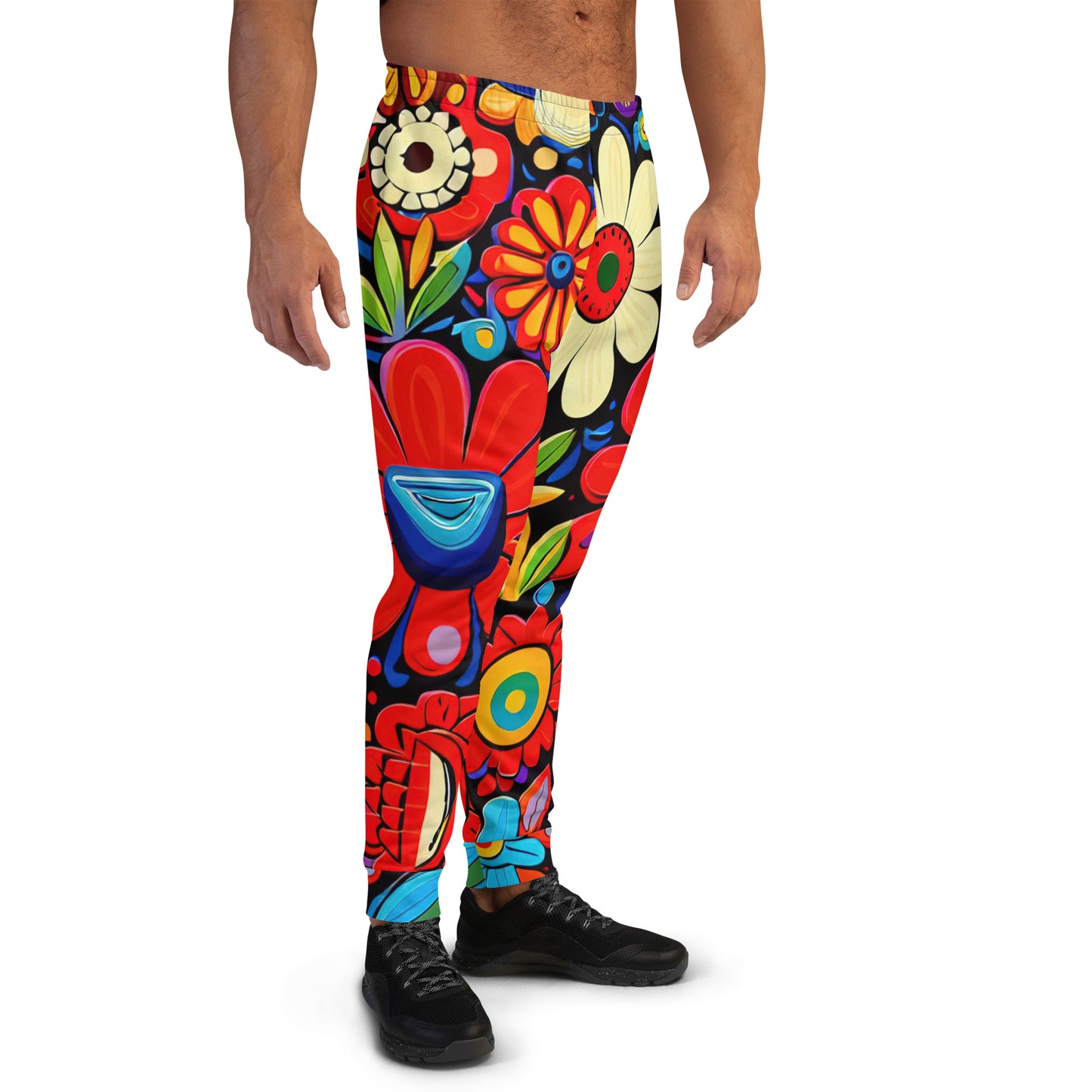 DMV 0178 Floral Men's Joggers