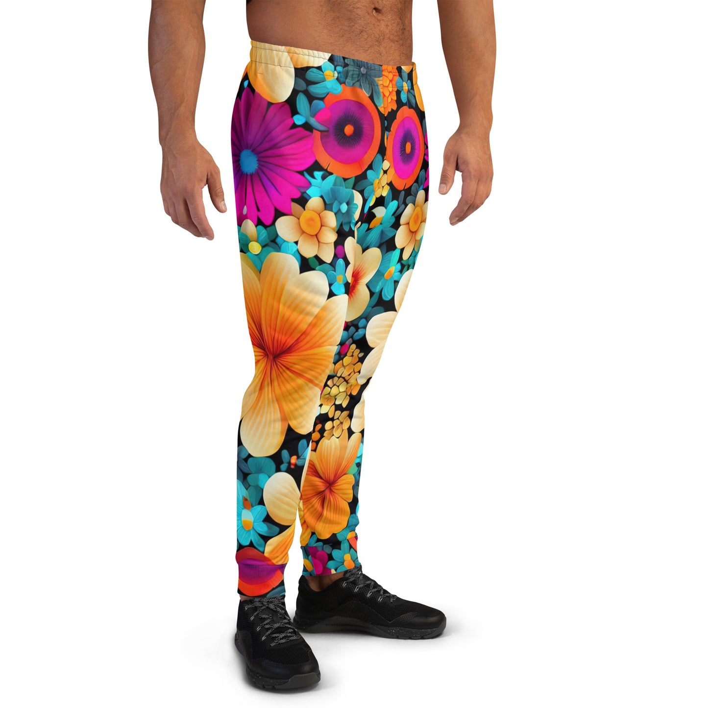 DMV 0259 Floral Men's Joggers