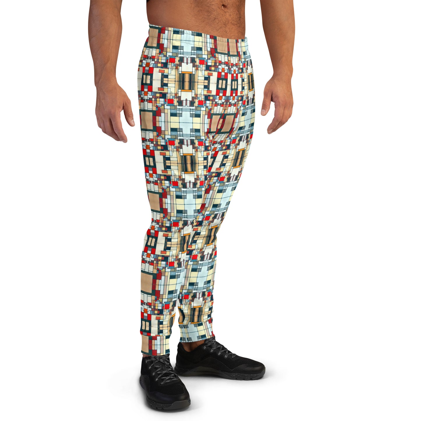 DMV 0184 Geo Boho Men's Joggers