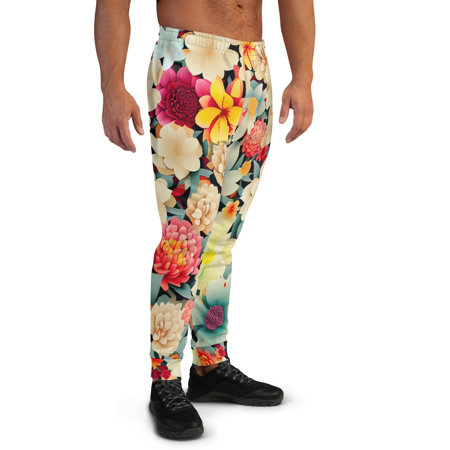 DMV 0260 Floral Men's Joggers