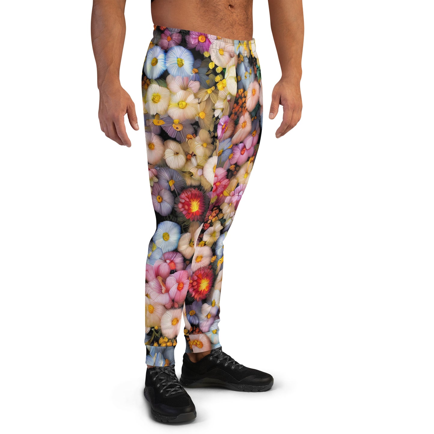 DMV 1427 Floral Men's Joggers