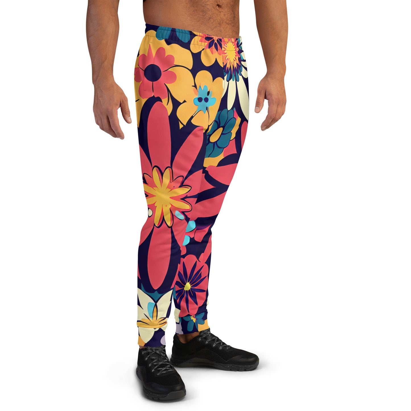 DMV 0392 Floral Men's Joggers