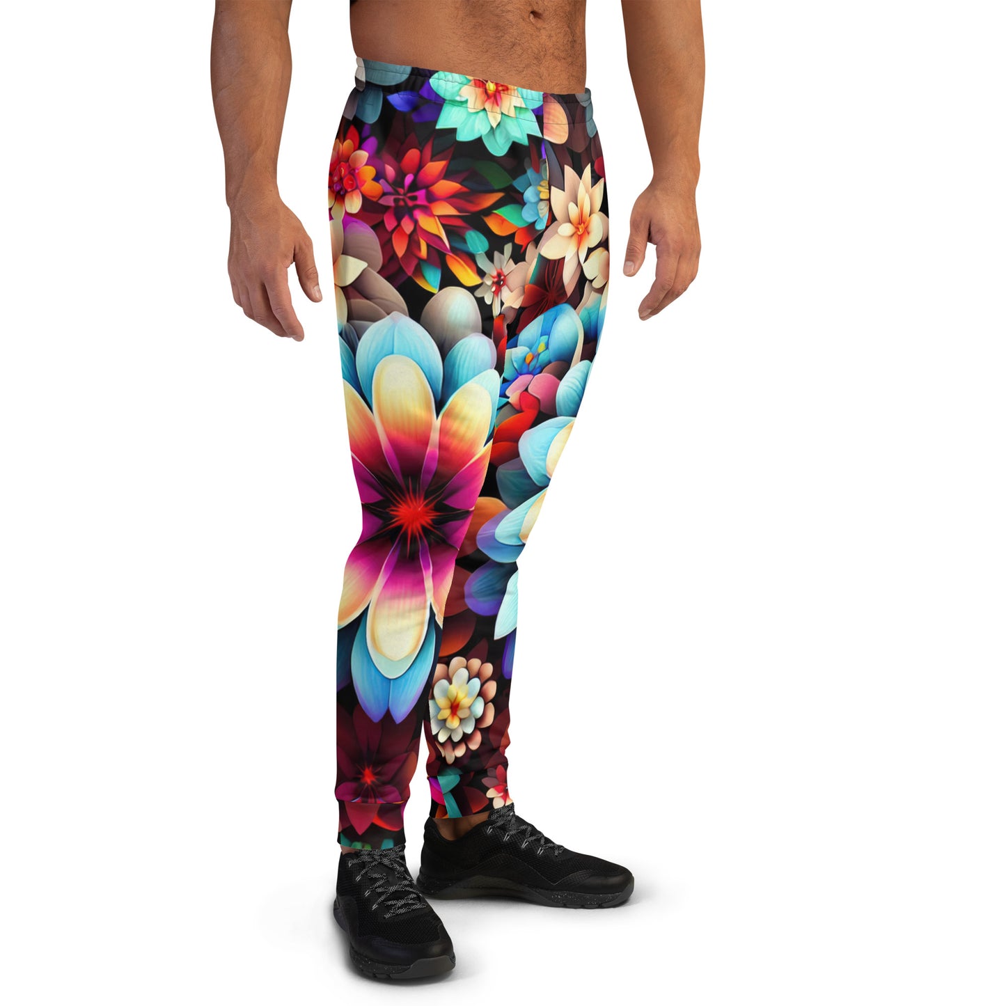 DMV 0907 Floral Men's Joggers