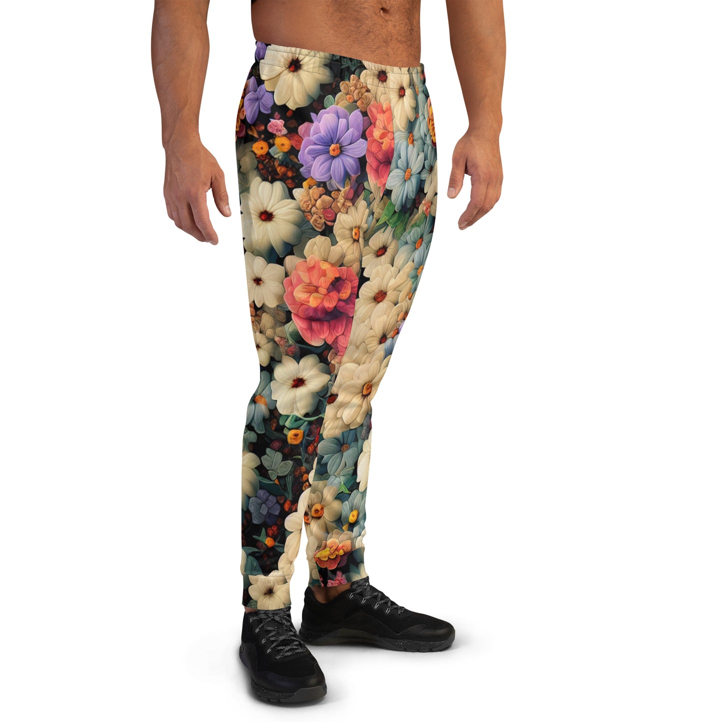 DMV 0840 Floral Men's Joggers