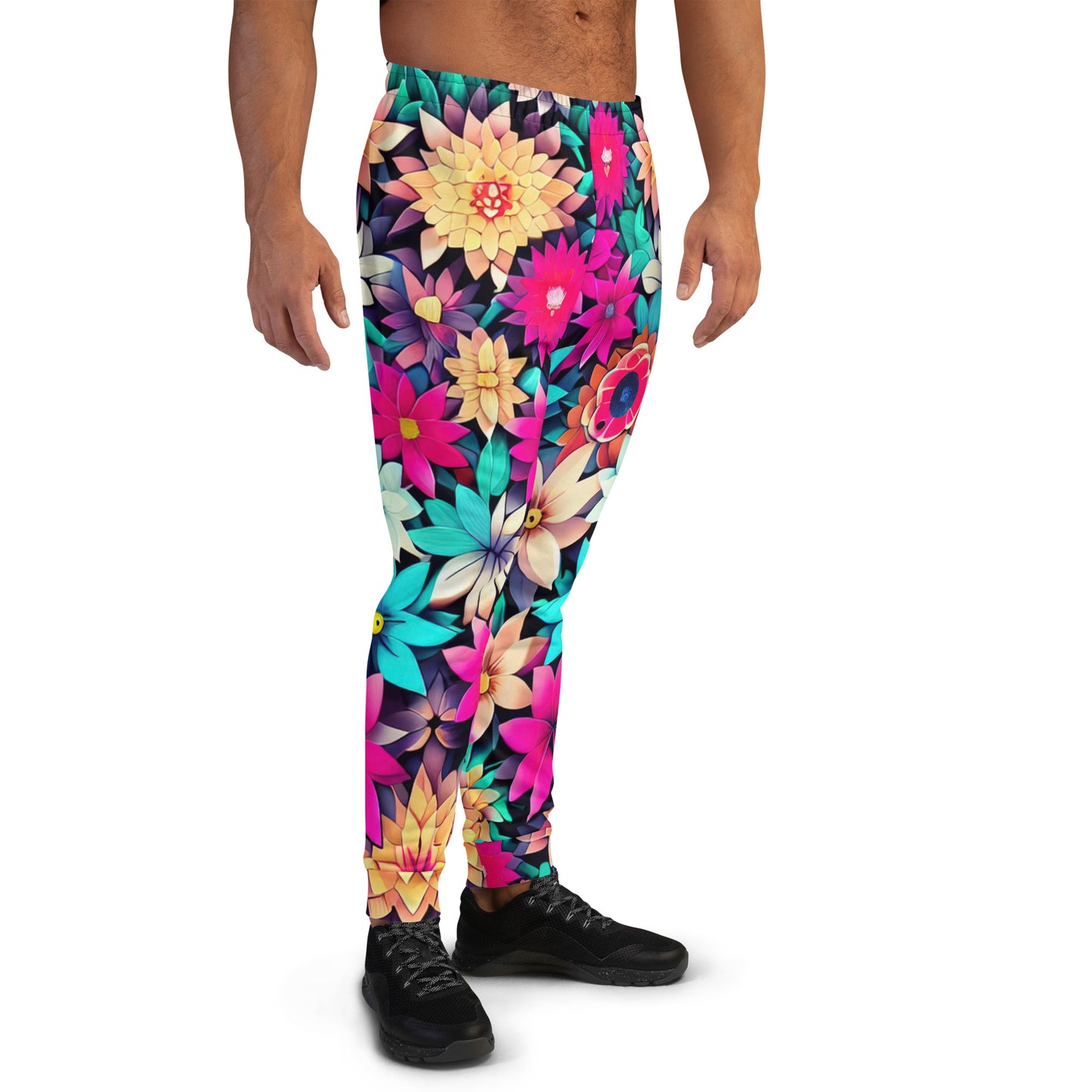 DMV 1034 Floral Men's Joggers