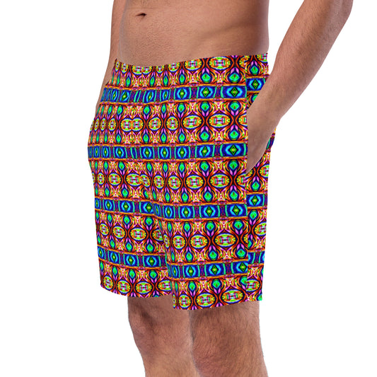 DMV 0245 Psy Artsy Men's swim trunks