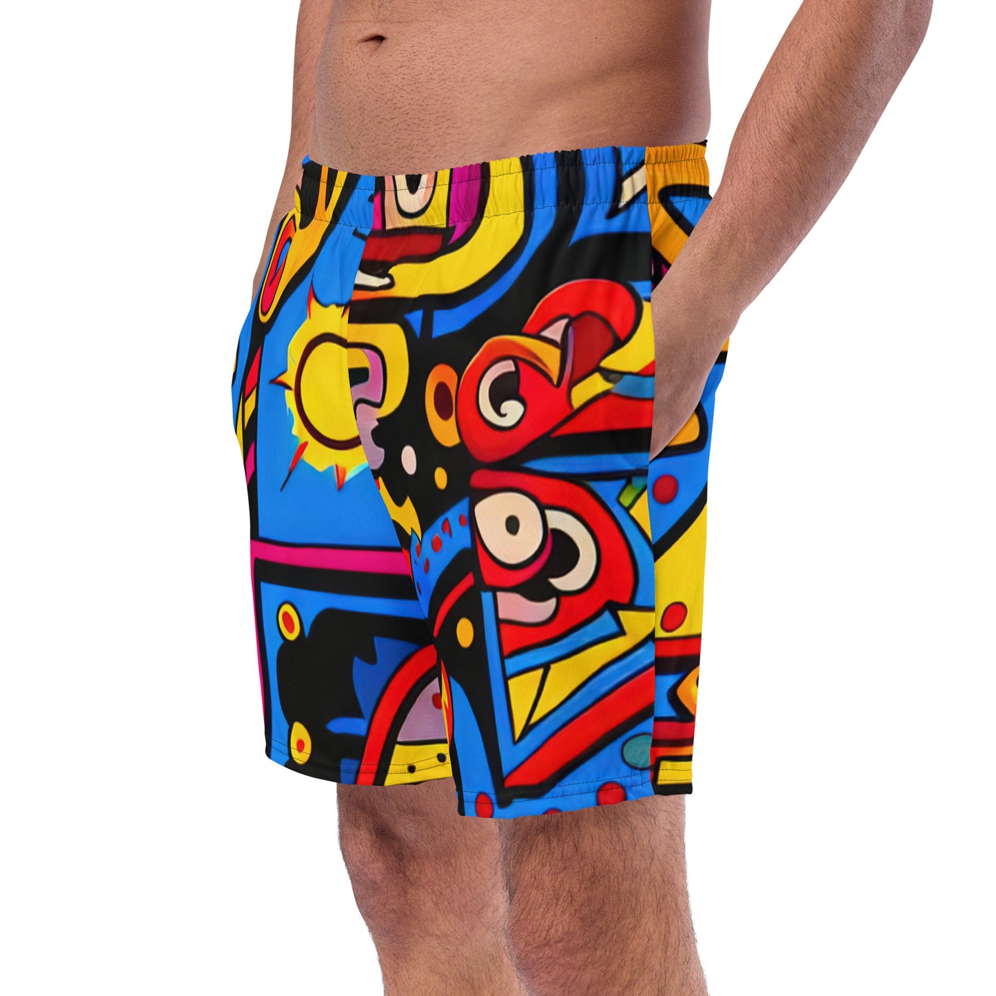 DMV 0235 Psy Art Men's swim trunks