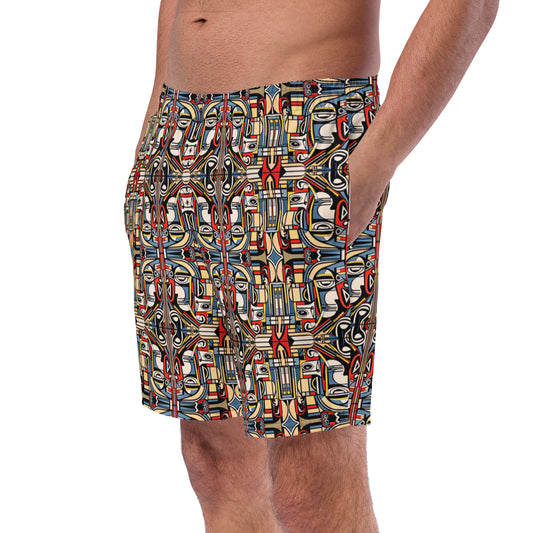 DMV 0283 Chic Boho Men's swim trunks