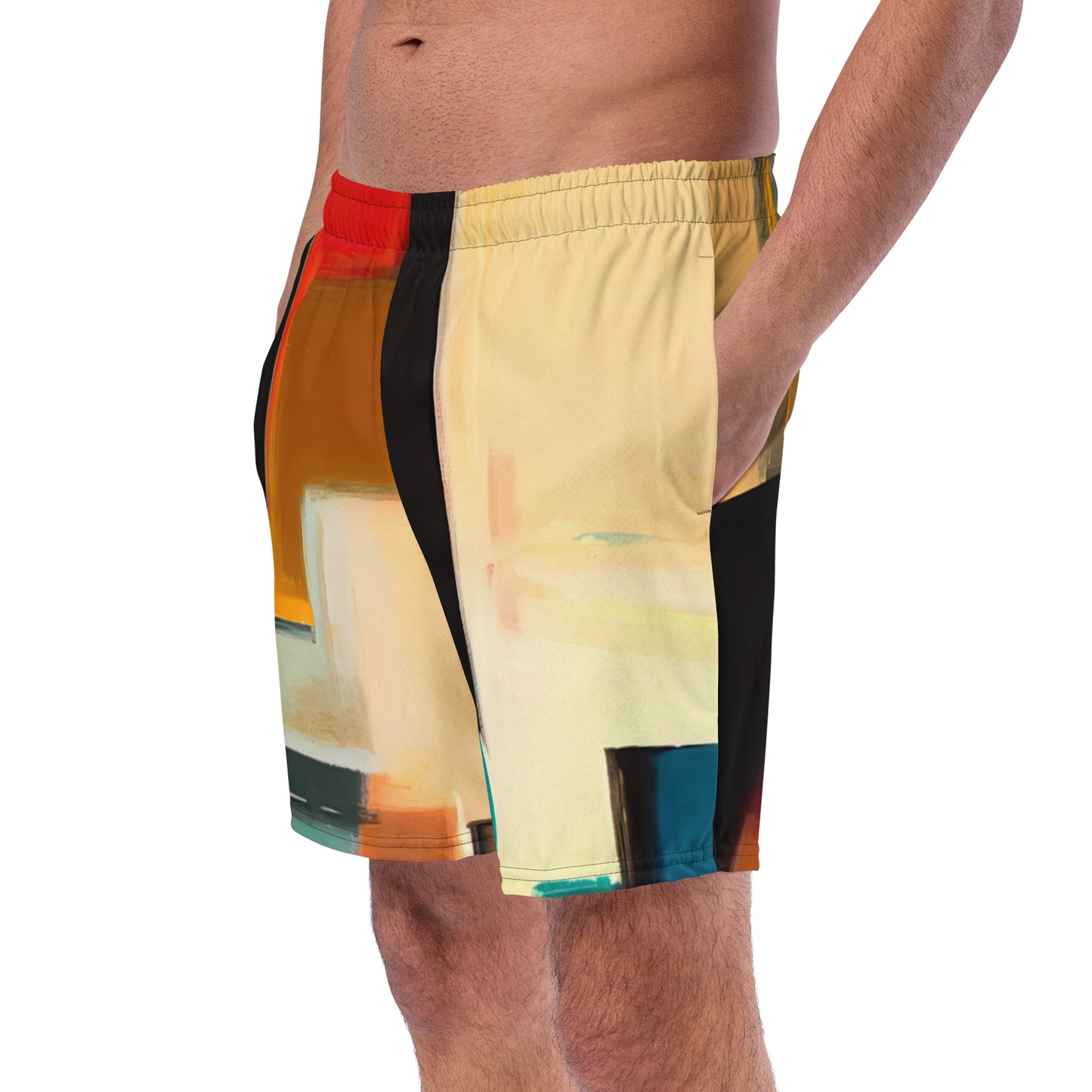 DMV 0282 Abstract Art Men's swim trunks