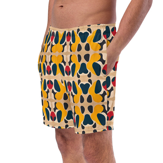 DMV 0236 Vintage Artsy Men's swim trunks