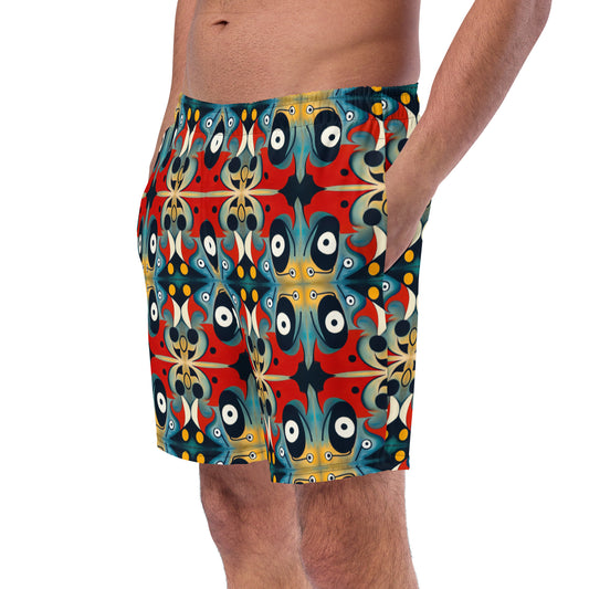 DMV 0269 Vintage Artsy Men's swim trunks