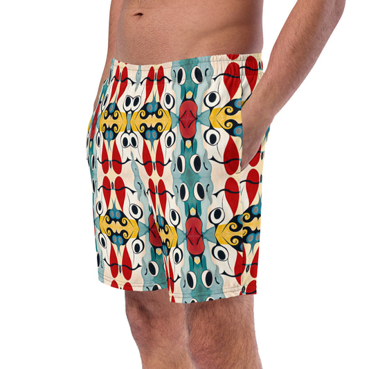 DMV 0230 Vintage Artsy Men's swim trunks