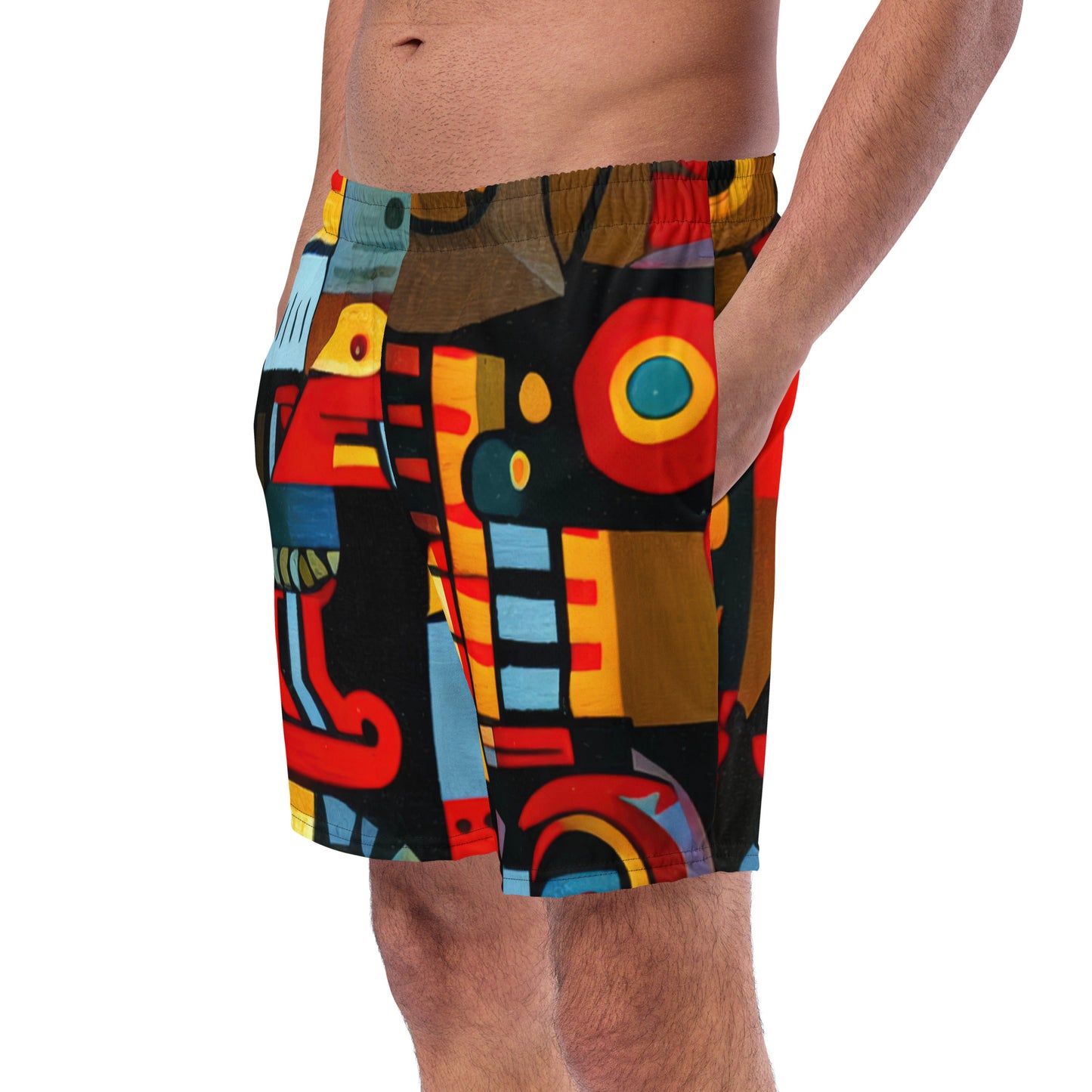 DMV 0233 Psy Art Men's swim trunks