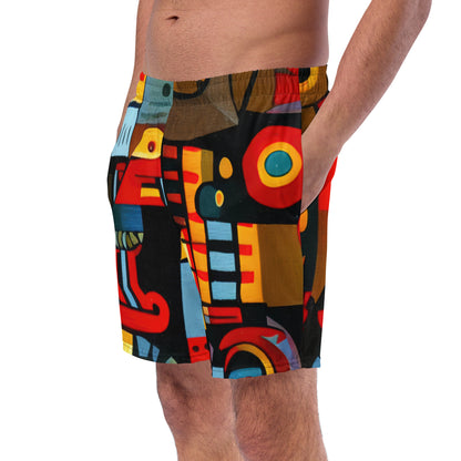 DMV 0233 Psy Art Men's swim trunks