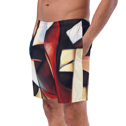 DMV 0067 Abstract Art Men's swim trunks