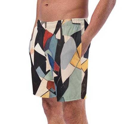 DMV 0047 Abstract Art Men's swim trunks