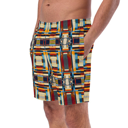 DMV 0244 Geo Boho Men's swim trunks