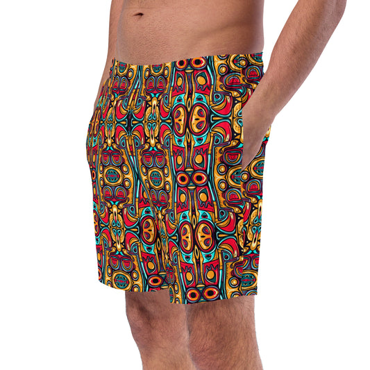 DMV 0249 Psy Artsy Men's swim trunks