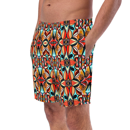 DMV 0210 Vintage Artsy Men's swim trunks