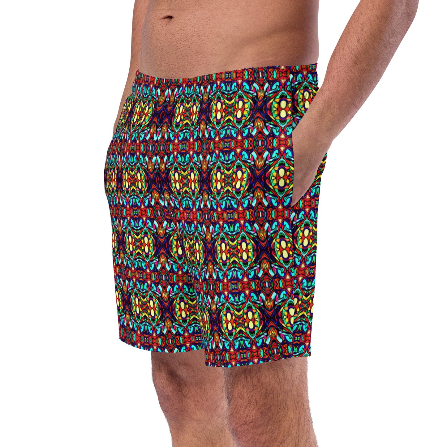 DMV 0091 Psy Artsy Men's swim trunks