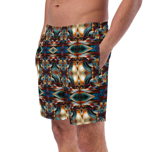 DMV 0127 Conceptual Artsy Men's swim trunks